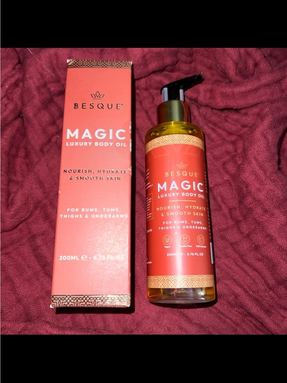 BUNDLE OF NIB *AUTHENTIC* BESQUE MAGIC LUXURY BODY OILS//SHOWER OIL & BODY OIL - Picture 4 of 7